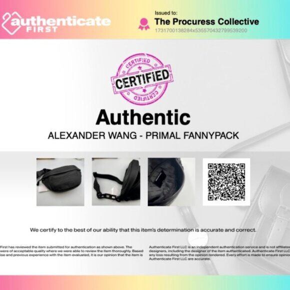 🆕 ALEXANDER WANG 🧿 NWT NIB Primal Leather Fannypack Belt Bag - AUTHENTICATED - Picture 15 of 15